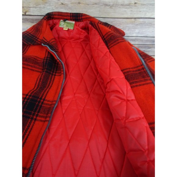 JCPenny Hunting Apparel Jacket Moth Hole Size 40 - Picture 4 of 12